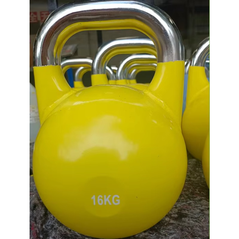 Crossfit Training - Kettlebell Baja Solid Profesional untuk Kompetisi