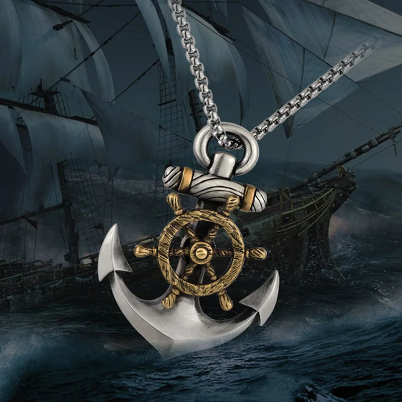 Battle Rope Anchor - Liontin Logam Jangkar Populer Eropa dan