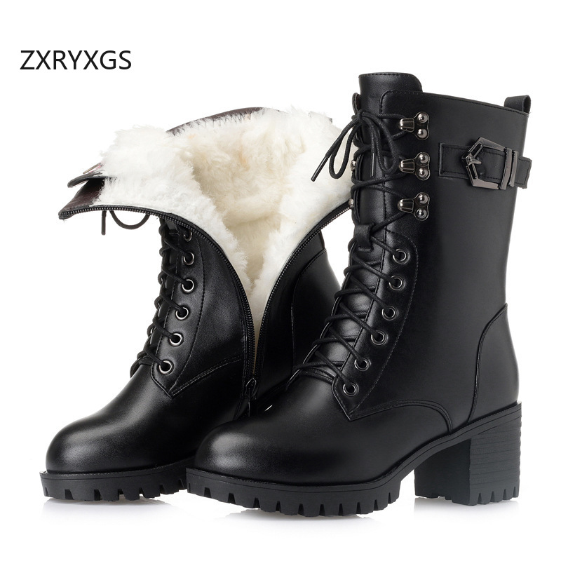 Crossfit Youtube - ZXRYXGS Sepatu Bot Kulit Asli Musim