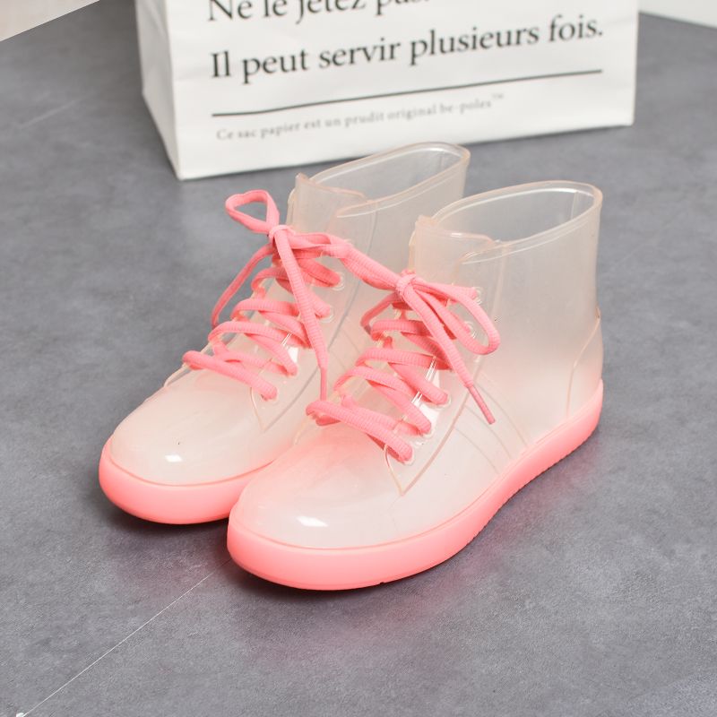 Crossfit Youtube - Sepatu Bot Hujan Wanita Anti Air
