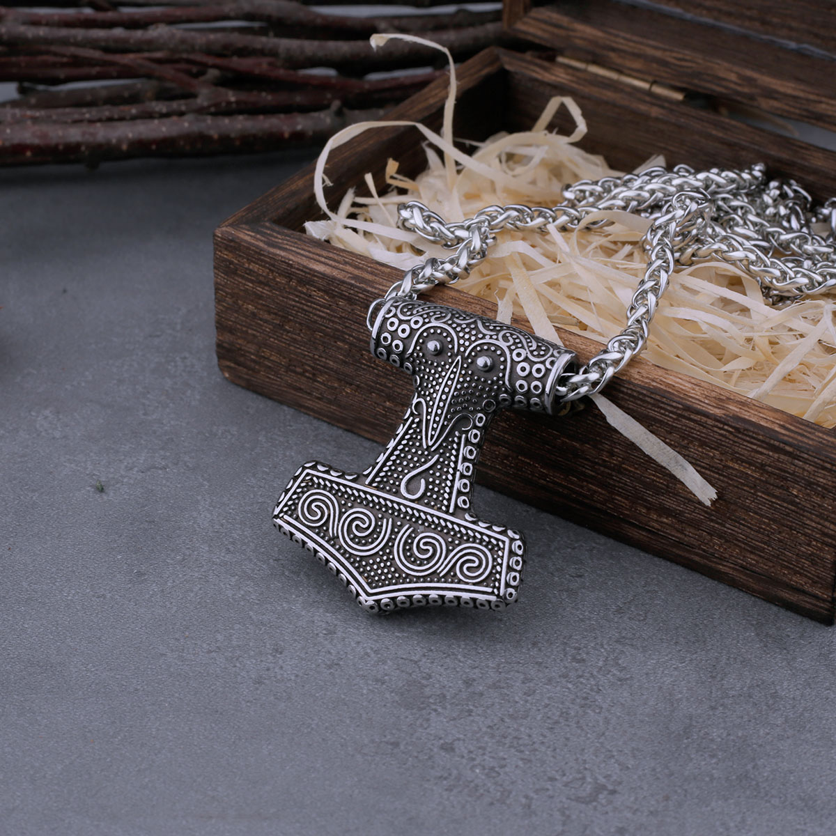 Battle Rope Anchor - Nordic Viking Thor Palu Mjolnir Raven