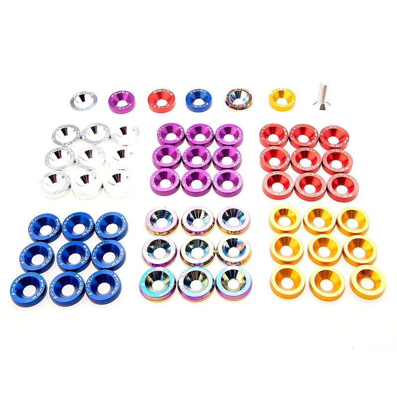 Bumper Plate 10Kg - 10-30PCS Sekrup Plat Nomor M6 JDM