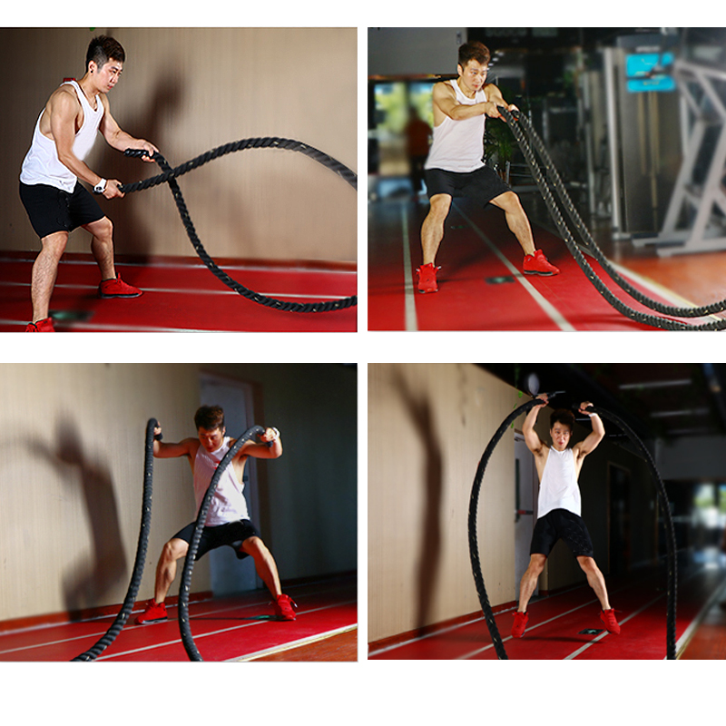 Crossfit No Equipment - Tali Battle Profesional 9M/12M/15M, Peralatan Latihan