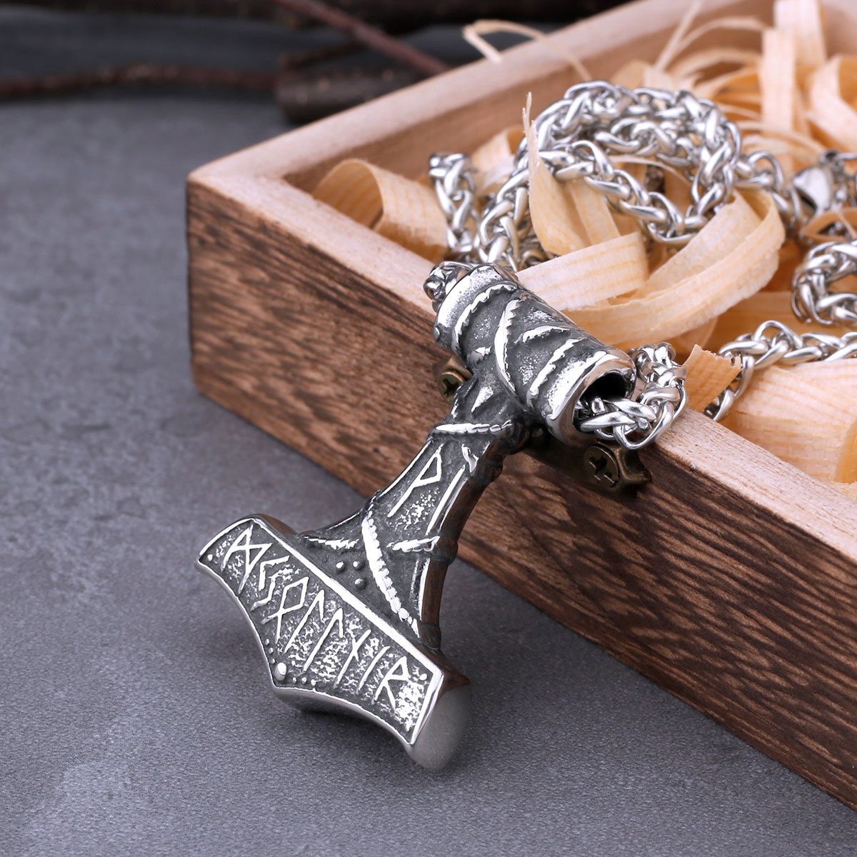 Battle Rope Anchor - Vintage Nordic Viking jangkar Odin Rune