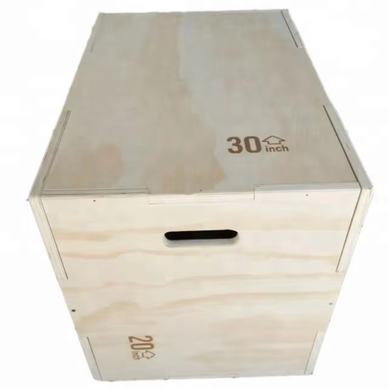 Kotak Lompat Plyometric Kayu 3 - Crossfit Training ulasan dan harga