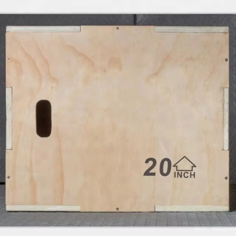 Kotak Lompat Plyometric Kayu 3 - Crossfit Training ulasan dan harga