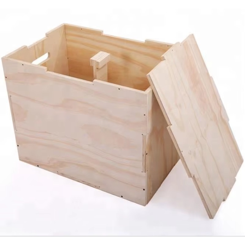 Kotak Lompat Plyometric Kayu 3 - Crossfit Training ulasan dan harga