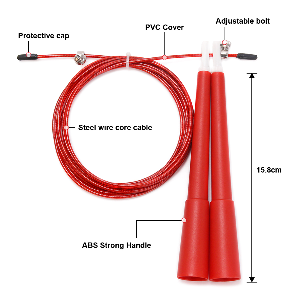 10 buah Tali Lompat Plastik An - Skipping Rope Pvc ulasan dan harga