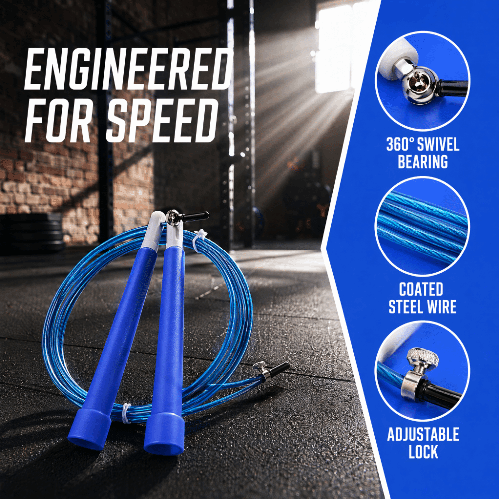 Tali Lompat Kawat Baja Tahan L - Skipping Rope Pvc ulasan dan harga