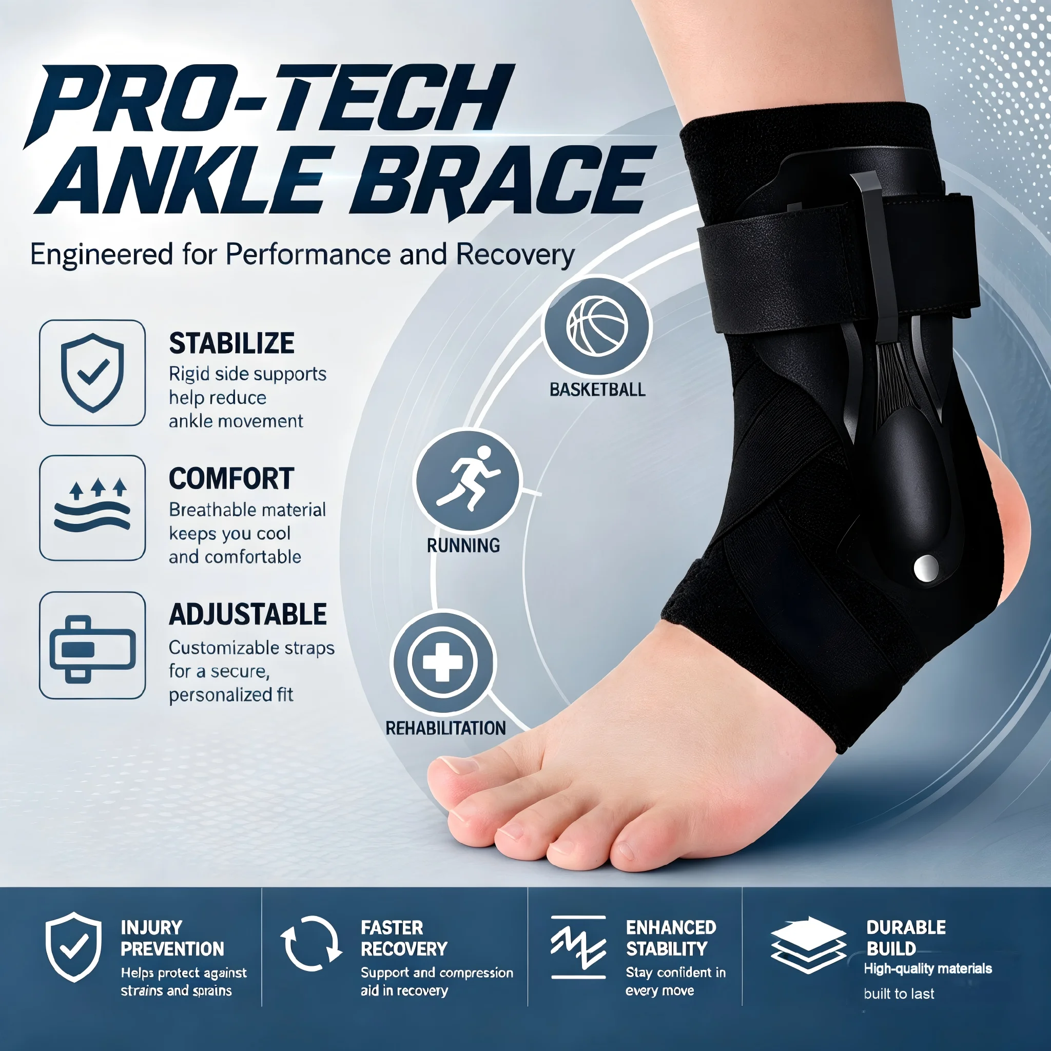 1/2 Buah Penyangga Pergelangan - Ankle Mobility Band ulasan dan harga