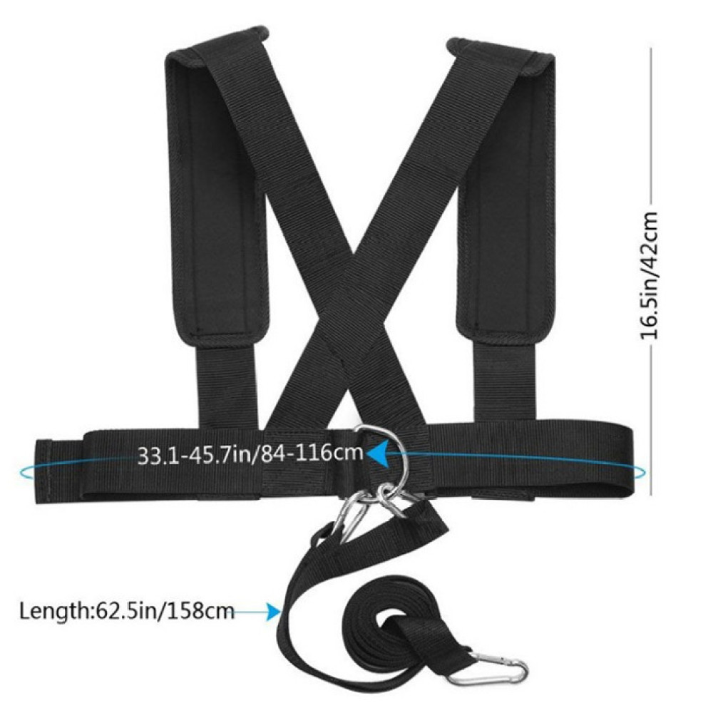 Rompi Harness Sled dengan Resi - Crossfit Training Gear ulasan dan harga