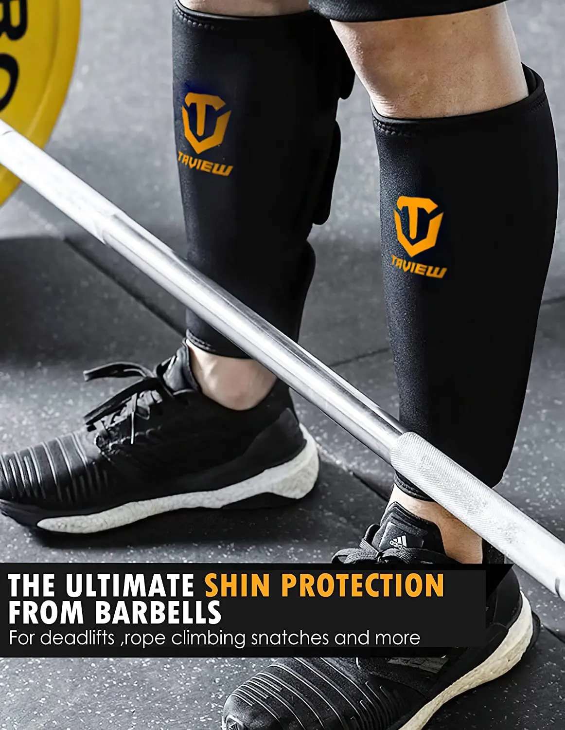 Angkat Besi Deadlift Pelindung - Shin Guard Crossfit ulasan dan harga