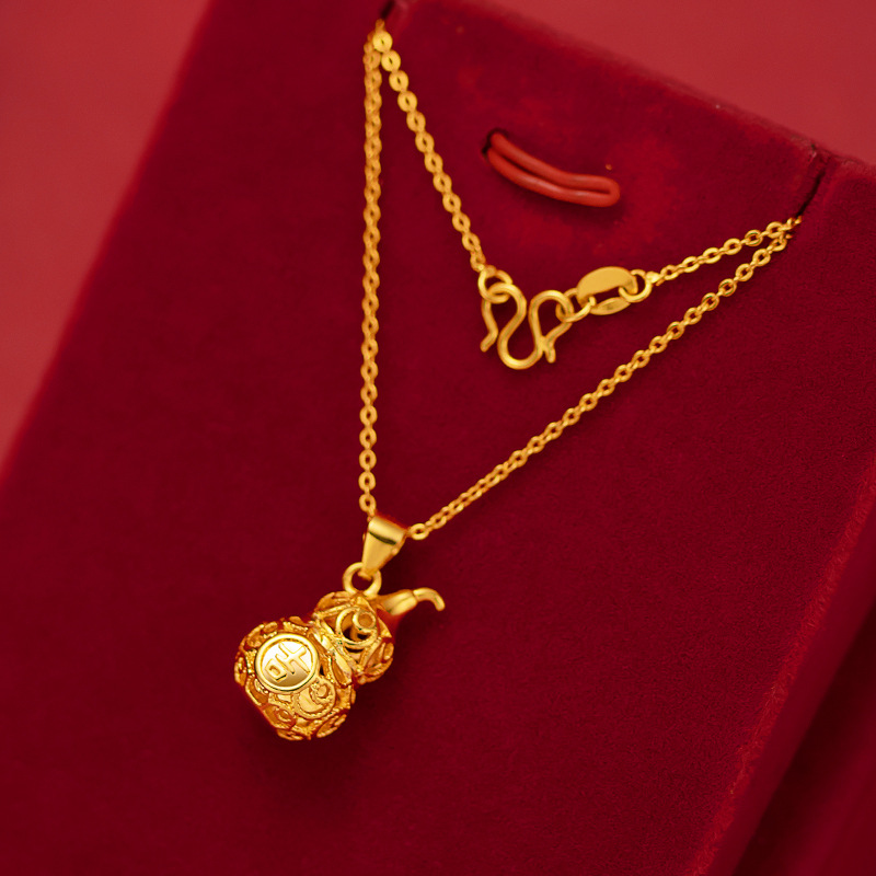 Kalung emas murni 18K liontin  - Battle Rope Anchor ulasan dan harga