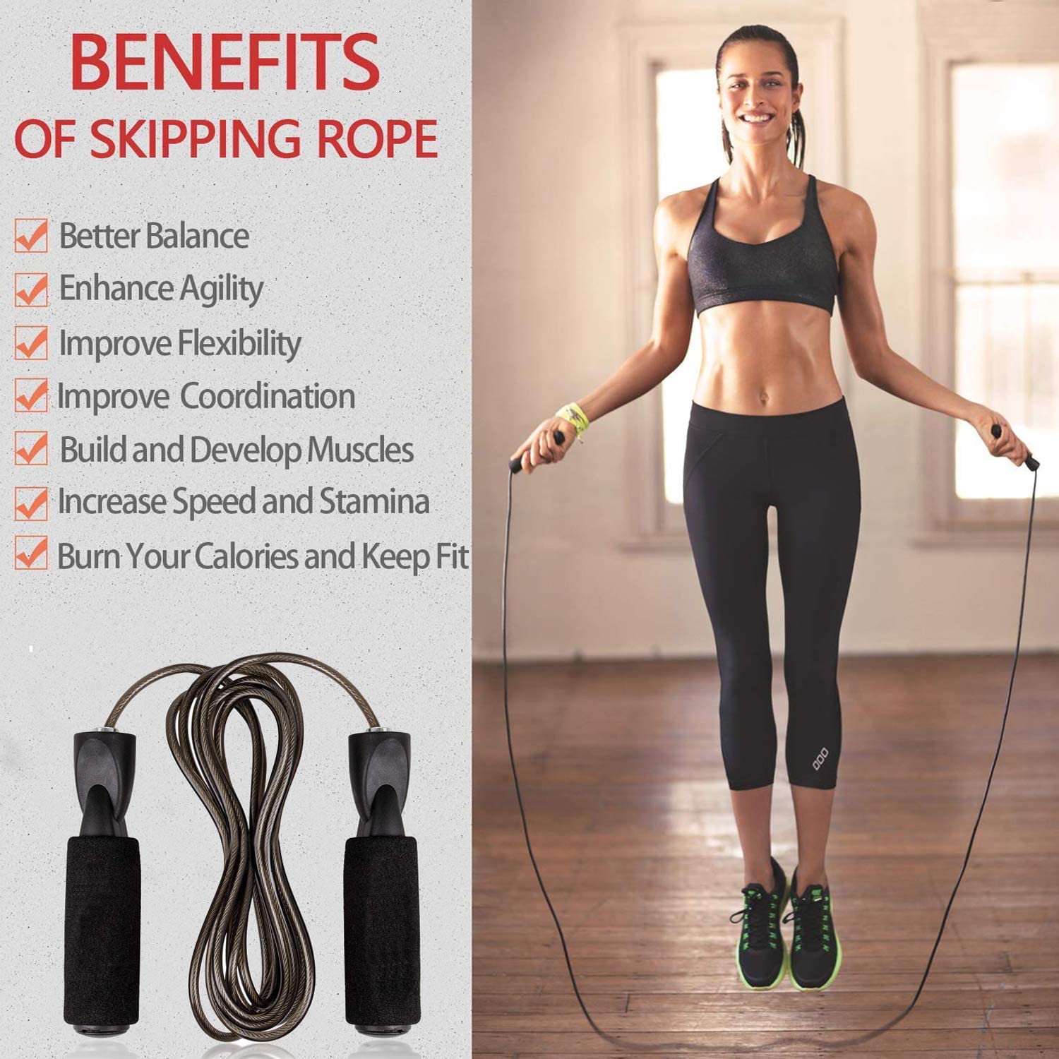 Tali Lompat Crossfit Profesion - Crossfit No Equipment ulasan dan harga