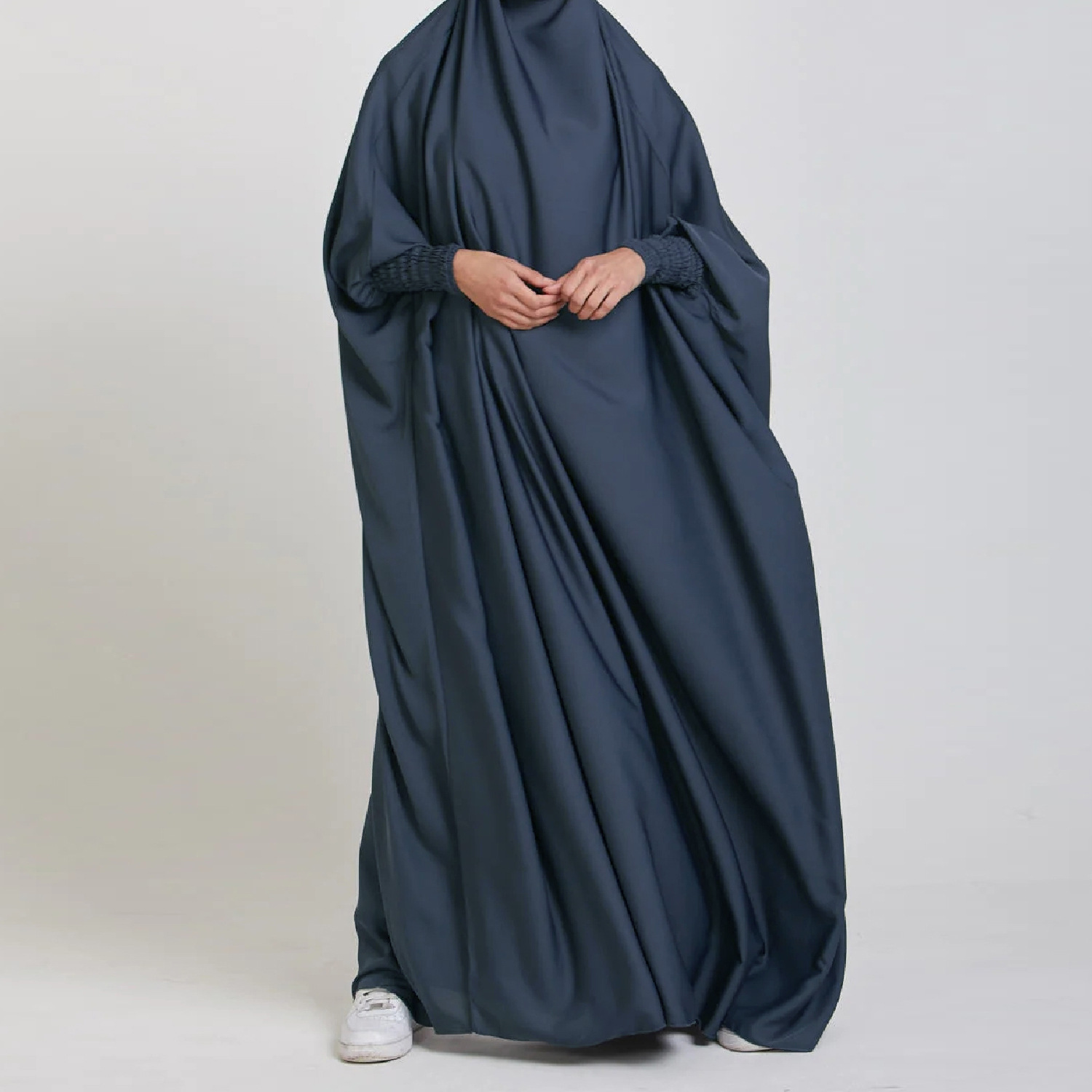 Gaun Jubah Warna Solid Gaun Pa - Crossfit Indonesia ulasan dan harga