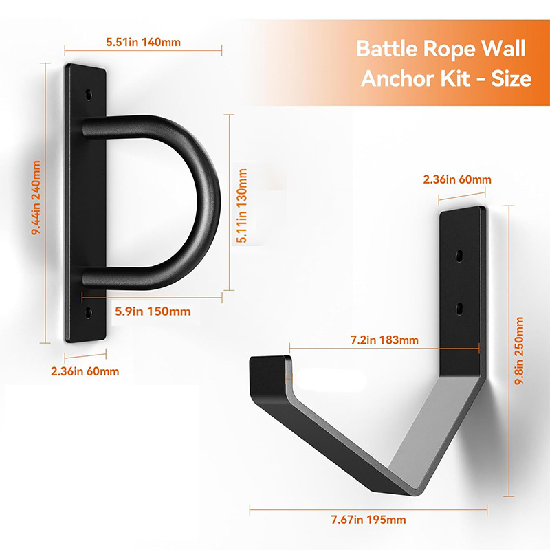 Kit Jangkar Dinding Tali Perte - Battle Rope Anchor ulasan dan harga